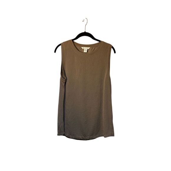 Athleta women’s athletic brown/taupe top 10 top size medium - Picture 2 of 3